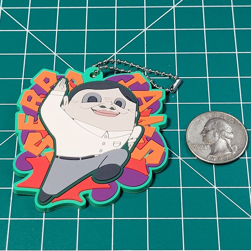 Serpo Alien - Bandai Dandadan Rubber Mascot Keychain